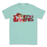 Seafoam valentine's day cupid sunflowers love Classic Tee - RanaPortraitStore