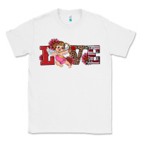 White valentine's day cupid sunflowers love Classic Tee - RanaPortraitStore