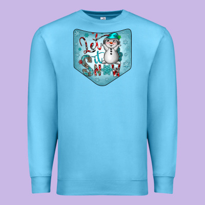 Christmas Pocket Premium Sweatshirt Designed By Cowhidedigitalart