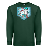 Sports Green Christmas Pocket Premium Sweatshirt - CowhideDigitalArt