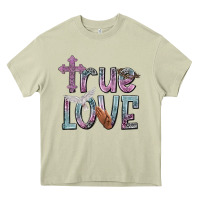 Mossy true love Heavy Core Tee - NancyCooperArtShop