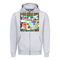 Heather Grey Pride lgbtq love always wins peace gender symbol Zipper Hoodie - BundleAndBundleShop