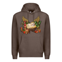Coffee joy christmas with baby jesus bbs Premium Hoodie - BundleAndBundleShop