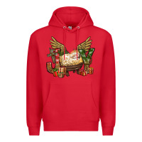 Red joy christmas with baby jesus bbs Premium Hoodie - BundleAndBundleShop