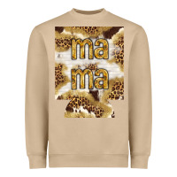 Mushroom Mama with leopard and cowhide regular can cooler Heavyweight Sweatshirt - HowdyJamesFarm