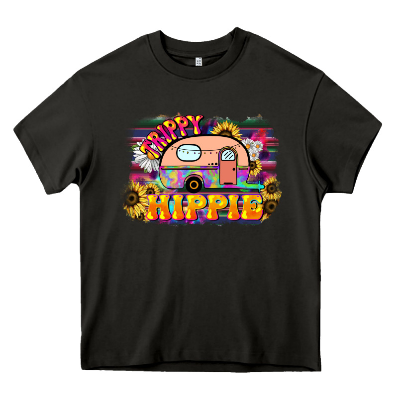 Trippy Hippie Heavy Core Tee by NancyCooperArtShop | Teevron