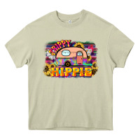 Mossy trippy hippie Heavy Core Tee - NancyCooperArtShop