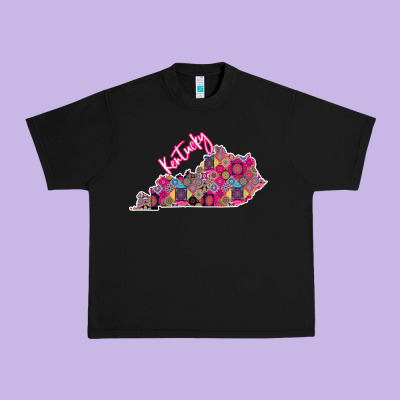 Pink Kentucky Urban Heavy Tee Designed By Bettercallsaul