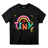 Black its a good day to teach tiny humans Heavy Core Tee - MaliasSmallBusiness