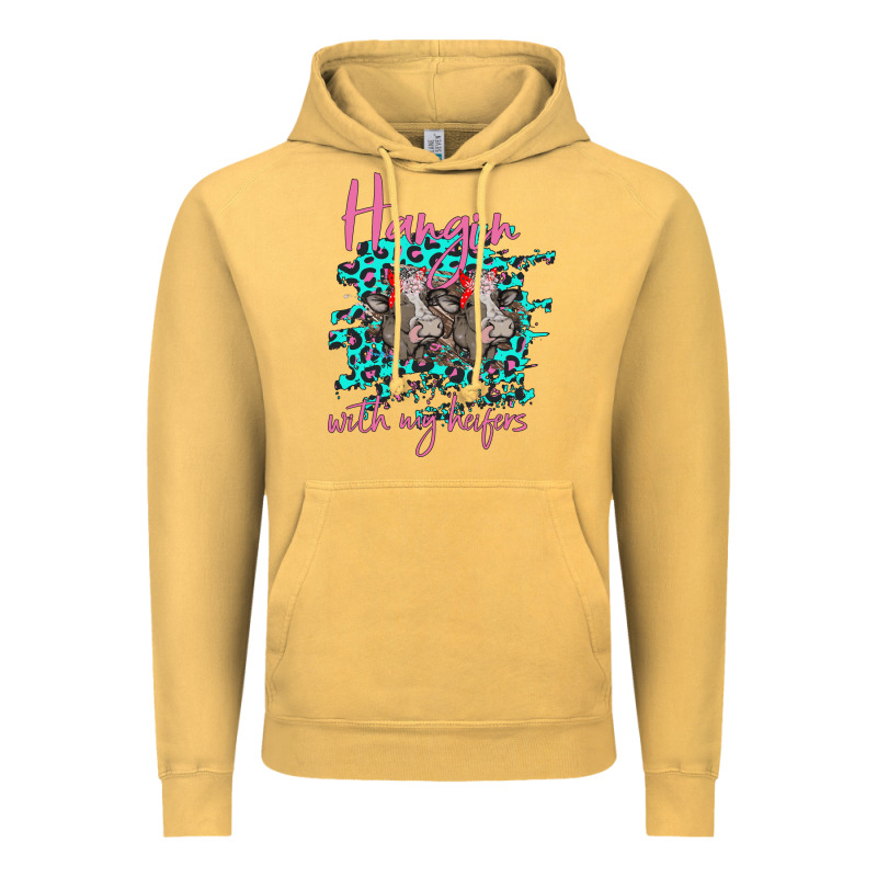 Hangin With My Heifers Vintage Hoodie by Bettercallsaul | Teevron