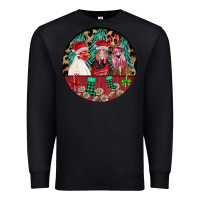 Black Chickens Premium Sweatshirt - CowhideDigitalArt