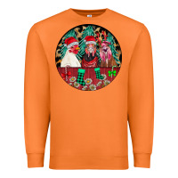 Carrot Chickens Premium Sweatshirt - CowhideDigitalArt
