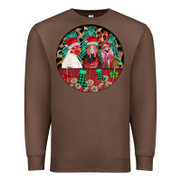 Chestnut Chickens Premium Sweatshirt - CowhideDigitalArt