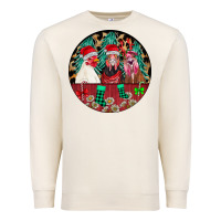Sandshell Chickens Premium Sweatshirt - CowhideDigitalArt