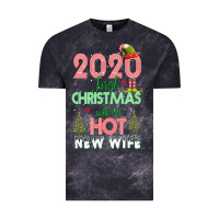 Cloud Black 2020 First Christmas With My Hot New Wife Vintage Tee - Bettercallsaul