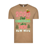 Vintage Coffee 2020 First Christmas With My Hot New Wife Vintage Tee - Bettercallsaul