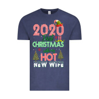Vintage Denim 2020 First Christmas With My Hot New Wife Vintage Tee - Bettercallsaul