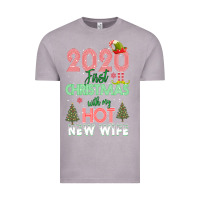 Vintage Zinc 2020 First Christmas With My Hot New Wife Vintage Tee - Bettercallsaul