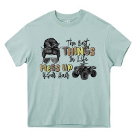 Arona the best things in life mess up your hair Heavy Core Tee - MaliasSmallBusiness