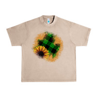 French Oak sunflower christmas patch Urban Heavy Tee - JahusDesignShop