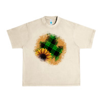 Sandshell sunflower christmas patch Urban Heavy Tee - JahusDesignShop