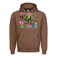 Chestnut Happy Eastrawr Easter Zipper Hoodie - BundleAndBundleShop