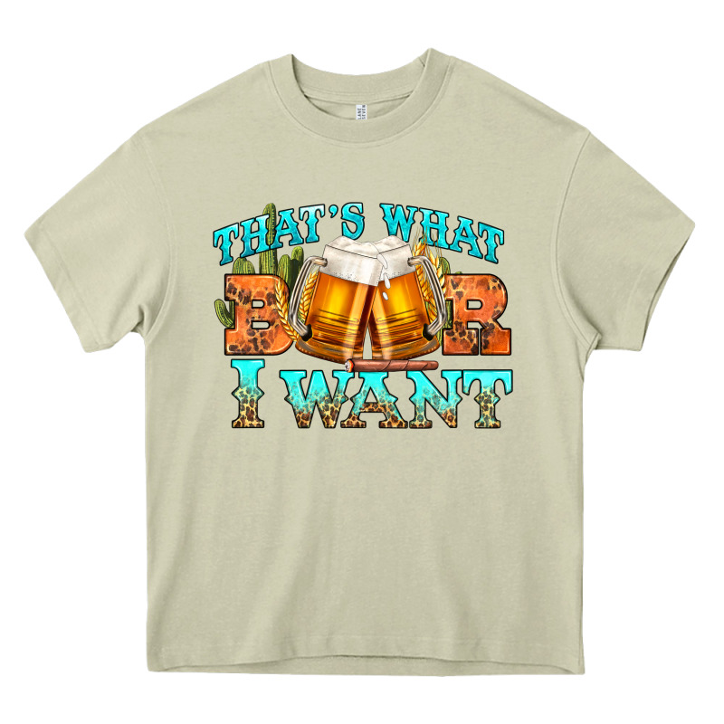 Western Beer Thats What I Want Heavy Core Tee by NancyCooperArtShop | Teevron