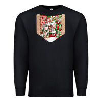 Black Christmas Pocket Premium Sweatshirt - CowhideDigitalArt