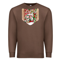 Chestnut Christmas Pocket Premium Sweatshirt - CowhideDigitalArt