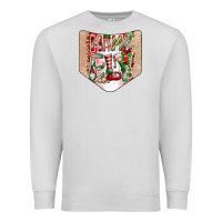Dove Grey Christmas Pocket Premium Sweatshirt - CowhideDigitalArt