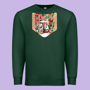 Christmas Pocket Premium Sweatshirt Designed By Cowhidedigitalart