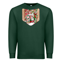 Sports Green Christmas Pocket Premium Sweatshirt - CowhideDigitalArt