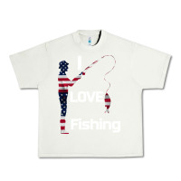 Pistachio I love fishing Urban Heavy Tee - Bettercallsaul