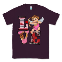 Plum valentine's day cupid love Classic Tee - RanaPortraitStore