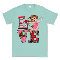 Seafoam valentine's day cupid love Classic Tee - RanaPortraitStore
