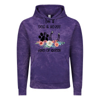 Cloud Purple I'm A Dog & Horse Kind Of Queen Pet Lover Owner Vintage Hoodie - Bettercallsaul