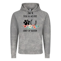 Cloud Rock I'm A Dog & Horse Kind Of Queen Pet Lover Owner Vintage Hoodie - Bettercallsaul