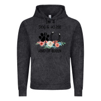 Vintage Black I'm A Dog & Horse Kind Of Queen Pet Lover Owner Vintage Hoodie - Bettercallsaul