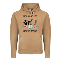 Vintage Camel I'm A Dog & Horse Kind Of Queen Pet Lover Owner Vintage Hoodie - Bettercallsaul