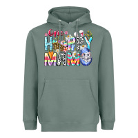 Sage One Happy Mama Easter Bunny Heavyweight Hoodie - CowhideDigitalArt