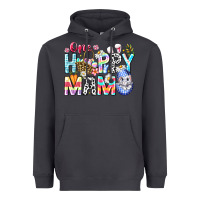 Smoke One Happy Mama Easter Bunny Heavyweight Hoodie - CowhideDigitalArt