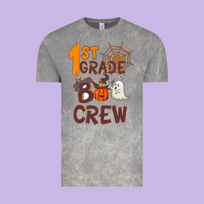 1 St Grade Boo Crew Vintage Tee Designed By Bettercallsaul