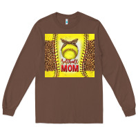 Chestnut softball with leopard tumbler tbs Long Sleeve Tee - TumblerDesignByShophia