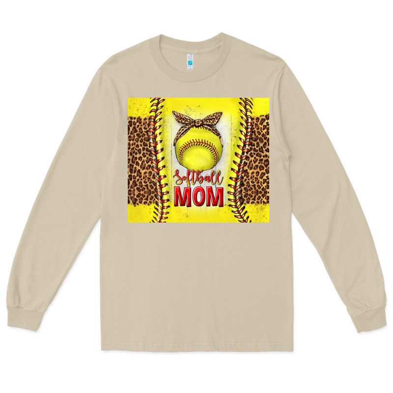 Softball With Leopard Tumbler Tbs Long Sleeve Tee by TumblerDesignByShophia | Teevron