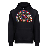 Black usa camouflage rainbow Urban Hoodie - Artiststas