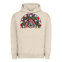 Pigment French Oak usa camouflage rainbow Urban Hoodie - Artiststas