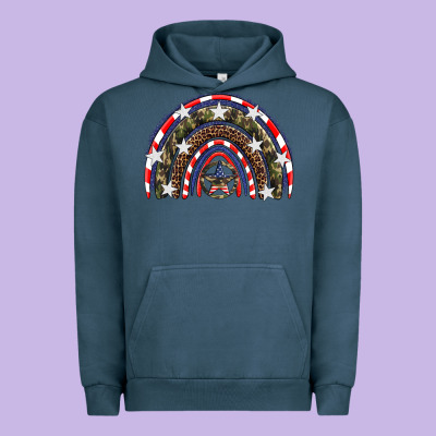 Usa Camouflage Rainbow Urban Hoodie Designed By Artiststas