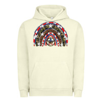 Pigment Pistachio usa camouflage rainbow Urban Hoodie - Artiststas