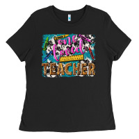 Black one loved teacher Ladies Tee - NancyCooperArtShop