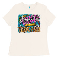 Bone one loved teacher Ladies Tee - NancyCooperArtShop